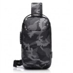 BOLSO BANDOLERA MASCULINO COTECI COMBINATION LOCK WATERPROOF CAMOUFLAGE/GRAY