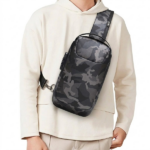 BOLSO BANDOLERA MASCULINO COTECI COMBINATION LOCK WATERPROOF CAMOUFLAGE/GRAY - Imagen 7