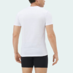 CAMISETA DEPORTIVO MASCULINO ADIDAS WHITE SET 3 PIEZAS - Imagen 3