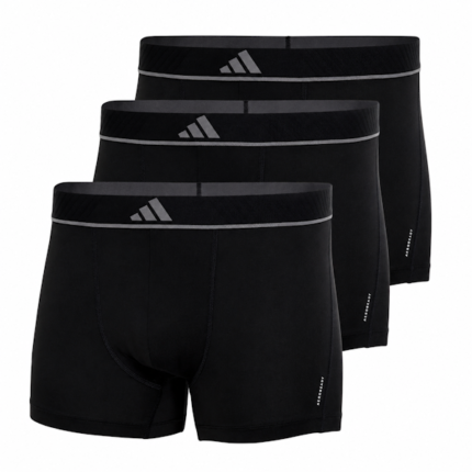 BOXER MASCULINO ADIDAS SET 3 PIEZAS NEGRO
