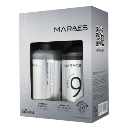 SET CAPILAR SHAMPOO Y ACONDICIONADOR KAARAL MARAES LAMINO CARE 250ML