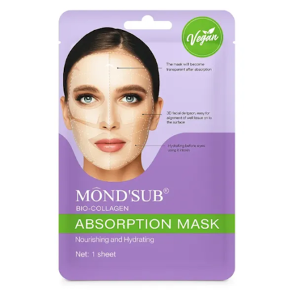 MÁSCARA FACIAL MOND’SUB BIO-COLLAGEN ABSORPTION NOURISHING & HYDRATING