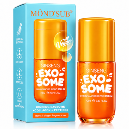 SÉRUM FACIAL MOND'SUB GINSENG EXOSOME + COLLAGEN +PEPTIDES FIRMING & MOISTURIZING 70ML