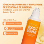 TÓNICO FACIAL MOND’SUB GINSENG EXOSOME + COLLAGEN + PEPTIDES FIRMING & MOISTURIZING 120ML - Imagen 4