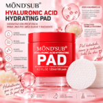 ALMOHADILLA FACIAL MOND’SUB HYALURONIC ACID HYDRATING 100 PADS 120ML - Imagen 4