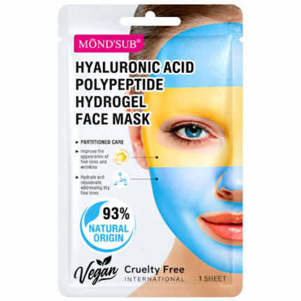 MÁSCARA FACIAL MOND’SUB HYALURONIC ACID POLYPEPTIDE HYDROGEL