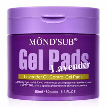 ALMOHADILLA FACIAL MOND’SUB LAVENDER OIL CONTROL GEL 80 PADS 150ML
