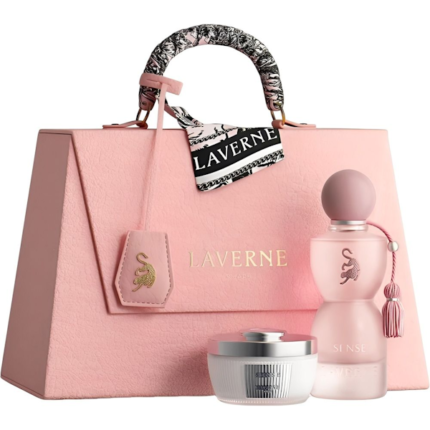 KIT PERFUME MAS POLVO FEMENINO LAVERNE SENSE FOREVER EDP 75ML