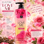 SHAMPOO CAPILAR ELASTINE PERFUME LOVE ME 600ML - Imagen 3