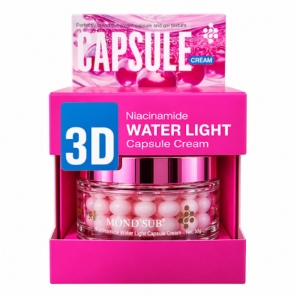 CREMA FACIAL MOND'SUB 3D NIACINAMIDE WATER LIGHT CAPSULE 80GR
