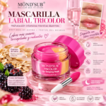 MÁSCARA LABIAL MOND’SUB TRICOLOR LIP SLEEPING OAT PEPTIDE + BLACKBERRY FRUIT - Imagen 3