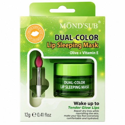 MÁSCARA LABIAL MOND’SUB DUAL-COLOR LIP SLEEPING OLIVE + VITAMIN E