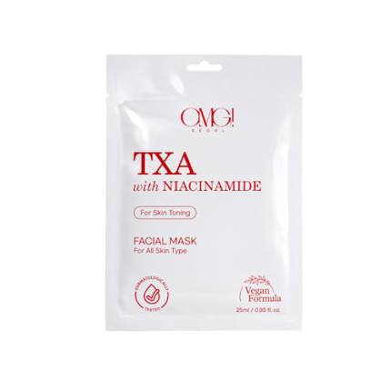 MÁSCARA FACIAL OMG! SEOUL TXA  WITH  NIACINAMIDE 25ML