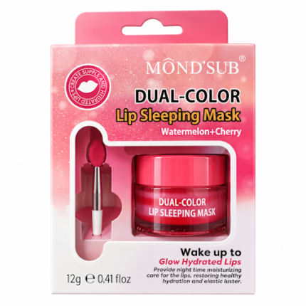 MÁSCARA LABIAL MOND’SUB DUAL-COLOR LIP SLEEPING WATERMELON + CHERRY