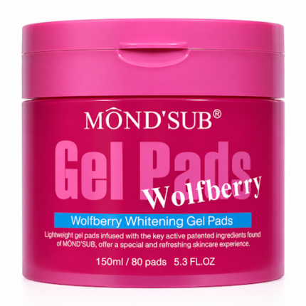ALMOHADILLA FACIAL MOND’SUB WOLFBERRY WHITENING GEL 80 PADS 150ML