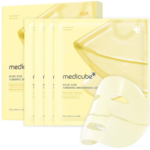 MÁSCARA FACIAL MEDICUBE KOJIC ACID TUMERIC GEL 28GR 4 UNIDADES - Imagen 2