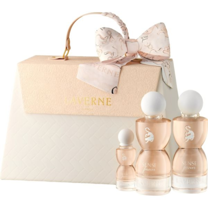 KIT PERFUME FEMENINO LAVERNE SENSE FOREVER EDP 3 PIEZAS