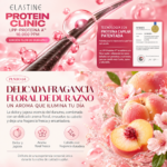 SHAMPOO CAPILAR ELASTINE PROTEIN CLINIC MOROCAN ARGAN OIL 10000 PPM PEACH BLOSSOM EDITION 1000ML - Imagen 6