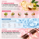 SHAMPOO CAPILAR ELASTINE PROTEIN CLINIC MOROCAN ARGAN OIL 10000 PPM PEACH BLOSSOM EDITION 1000ML - Imagen 5