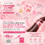 SHAMPOO CAPILAR ELASTINE PROTEIN CLINIC MOROCAN ARGAN OIL 10000 PPM PEACH BLOSSOM EDITION 1000ML - Imagen 3