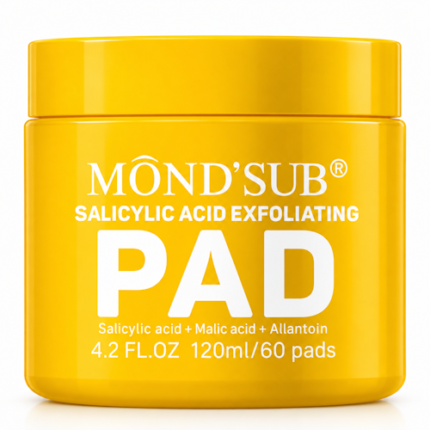 ALMOHADILLA FACIAL MOND’SUB SALICYLIC ACID EXFOLIANTING 60 PADS 120ML