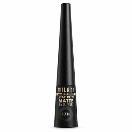 DELINEADOR DE OJOS LÍQUIDO MILANI STAY PUT MATTE WATERPROFF BLACK 150