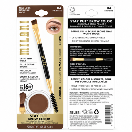CERA PARA CEJAS MILANI STAY/ BRUNETTE