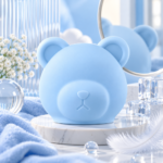 FUNDA PROTECTORA MEDICUBE ACC BOOSTER PRO HEAD CASE BEAR BLUE SKY - Imagen 2