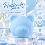FUNDA PROTECTORA MEDICUBE ACC BOOSTER PRO HEAD CASE BEAR BLUE SKY - Imagen 3