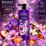 SHAMPOO CAPILAR KERASYS PERFUME ELEGANCE AMBER 600ML - Imagen 3