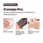 MÁSCARA CAPILAR L'ORÉAL METAL DETOX LIQUID CARE 500ML - Imagen 5