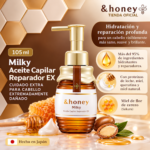ACEITE CAPILAR &HONEY MILKY PRECIOUS EX REPAIR 105ML - Imagen 3