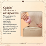 FUNDA PROTECTORA MEDICUBE ACC BOOSTER PRO HEAD CASE BEAR PINK - Imagen 5