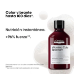 SHAMPOO CAPILAR L’ORÉAL SERIE EXPERT VITAMINO COLOR SPECTRUM 300ML - Imagen 2
