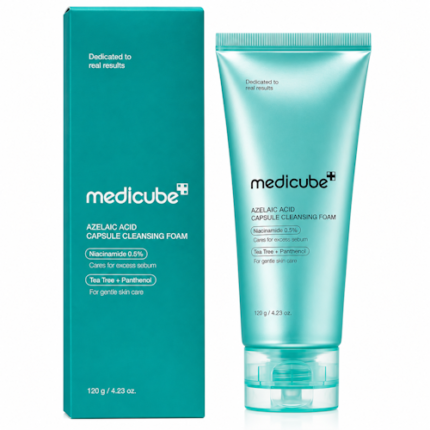 LIMPIADOR FACIAL MEDICUBE AZELAIC ACID CAPSULE FOAM 120GR