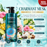 SHAMPOO CAPILAR KERASYS PERFUME CHARMANT MUSK 600ML - Imagen 3