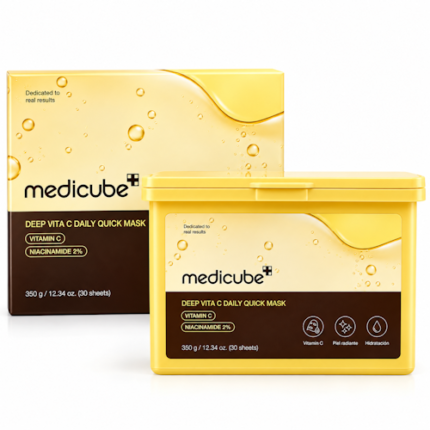 MÁSCARA FACIAL MEDICUBE DEEP VITA C DAILY QUICK 30UND 350GR
