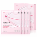 MÁSCARA FACIAL MEDICUBE PDRN PINK COLLAGEN GEL 28G 4 UNIDADES - Imagen 2