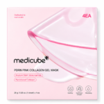 MÁSCARA FACIAL MEDICUBE PDRN PINK COLLAGEN GEL 28G 4 UNIDADES