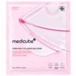 MÁSCARA FACIAL MEDICUBE PDRN PINK COLLAGEN GEL 28G 4 UNIDADES - Imagen 3