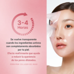 MÁSCARA FACIAL MEDICUBE PDRN PINK COLLAGEN GEL 28G 4 UNIDADES - Imagen 5