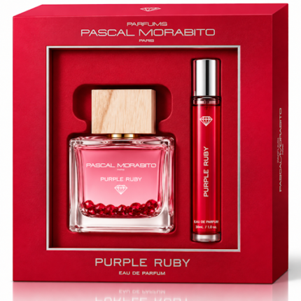 PERFUME FEMENINO PASCAL MORABITO PURPLE RUBY EDP 95ML + 30ML SET