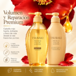 SET CAPILAR SHISEIDO TSUBAKI PREMIUM VOLUME & REPAIR SHAMPOO + CONDITIONER 450ML - Imagen 4